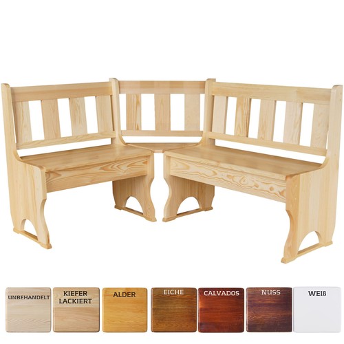 Panca angolare pino - , legno